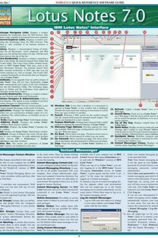 Cover of Lotus Notes 7.0