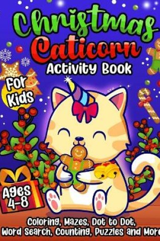 Cover of Caticorn Activity Book for Xmas