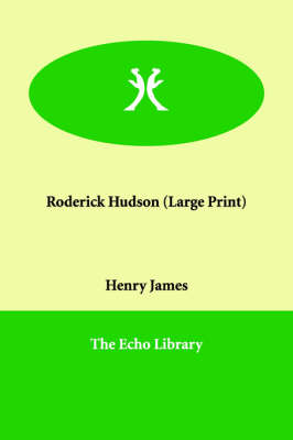 Book cover for Roderick Hudson (Large Print)