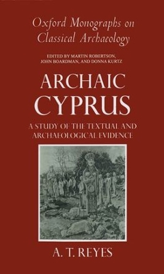 Cover of Archaic Cyprus