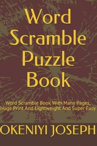 Cover of Word Scramble Puzzle Book