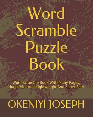 Book cover for Word Scramble Puzzle Book