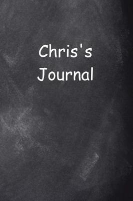 Cover of Chris Personalized Name Journal Custom Name Gift Idea Chris