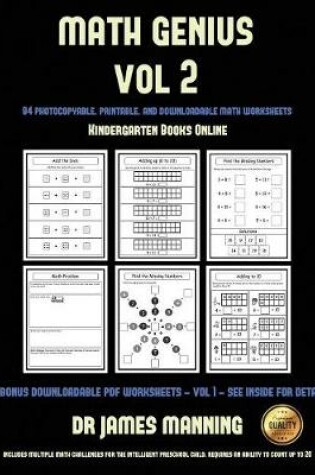 Cover of Kindergarten Books Online (Math Genius Vol 2)