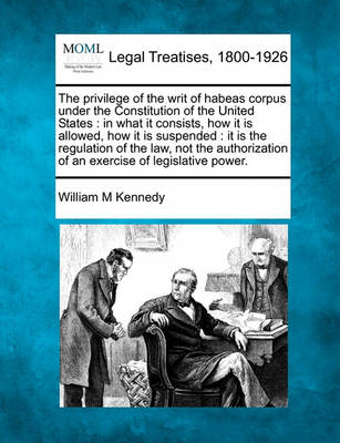 Book cover for The Privilege of the Writ of Habeas Corpus Under the Constitution of the United States