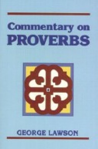 Cover of Commentary on Proverbs