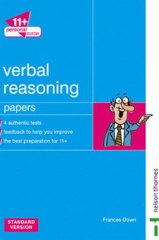 Cover of 11+ Personal Tutor Verbal Reasoning Papers