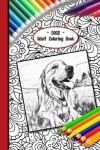 Book cover for Dogs Adult Coloring Book