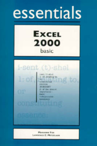 Cover of Excel 2000 Essentials Basic