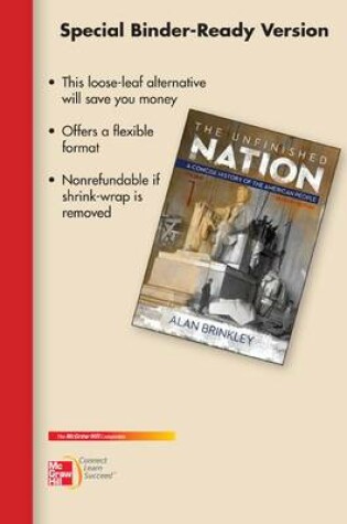 Cover of Looseleaf for Unfinished Nation: A Concise History, Vol I