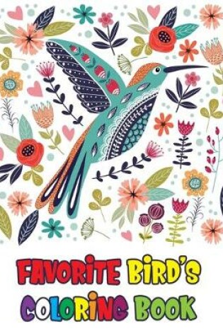 Cover of Favorite Bird's Coloring Book