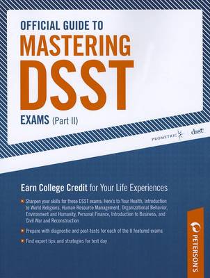 Cover of Official Guide to Mastering Dsst Exams (Vol II)
