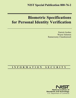 Book cover for Biometric Specifications for Personal Identity Verification