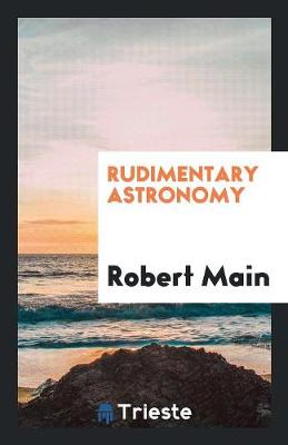 Book cover for Rudimentary Astronomy