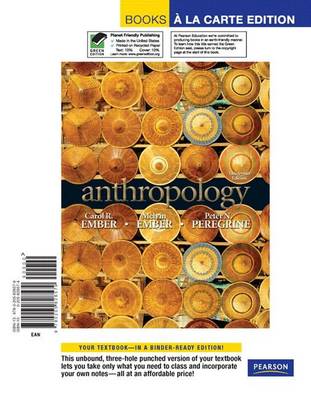 Book cover for Anthropology, Books a la Carte Plus Myanthrolab -- Access Card Package