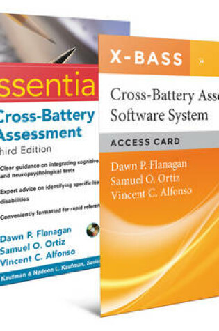 Cover of Essentials of Cross–Battery Assessment, 3e Set with Letter and XBass Registration Card