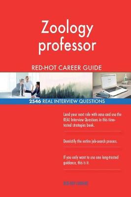 Book cover for Zoology professor RED-HOT Career Guide; 2546 REAL Interview Questions