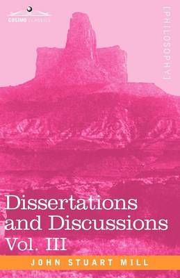 Book cover for Dissertations and Discussions, Vol. III