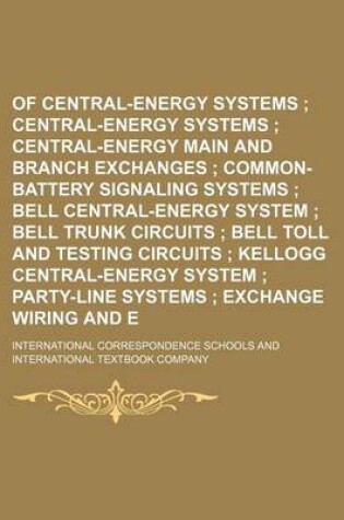 Cover of Principles of Central-Energy Systems