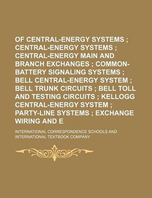 Book cover for Principles of Central-Energy Systems