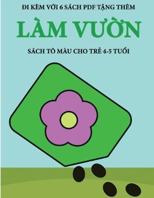 Book cover for Sach to mau cho trẻ 4-5 tuổi (Lam vườn)