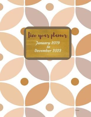 Book cover for 2019 - 2023 Poppy Five Year Planner