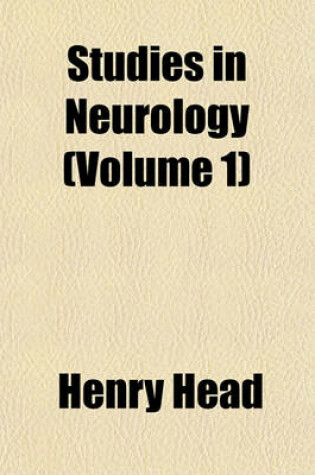 Cover of Studies in Neurology (Volume 1)