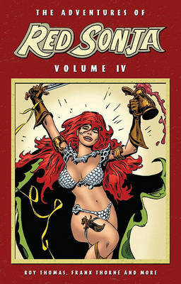 Book cover for The Adventures of Red Sonja Volume 4