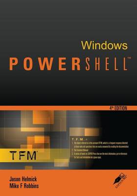 Book cover for Windows Powershell