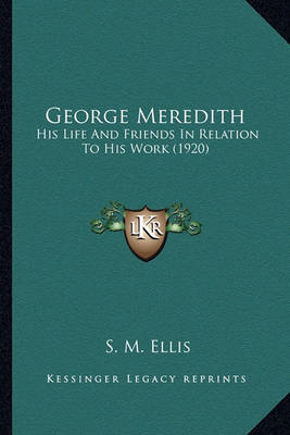 Book cover for George Meredith George Meredith