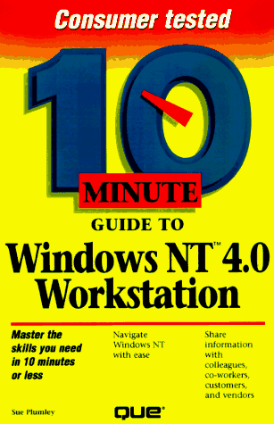 Book cover for 10 Minute Guide to Windows NT 4.0