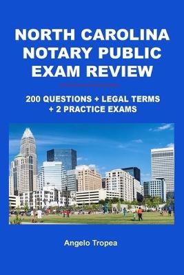 Book cover for North Carolina Notary Public Exam Review