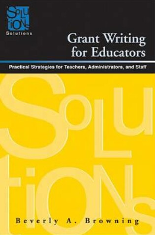 Cover of Grant Writing for Educators