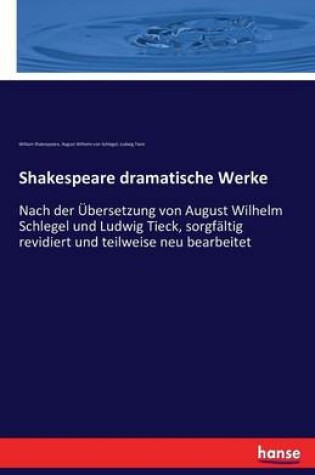 Cover of Shakespeare dramatische Werke