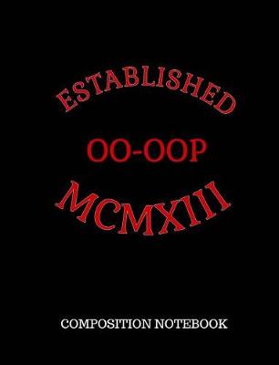 Book cover for Established MCMXIII Composition Notebook