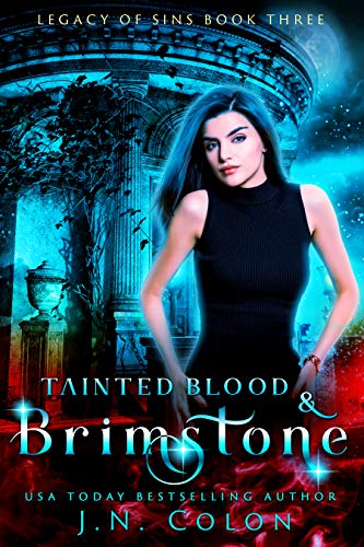 Book cover for Tainted Blood and Brimstone