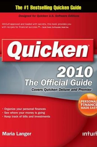 Cover of Quicken 2010 the Official Guide