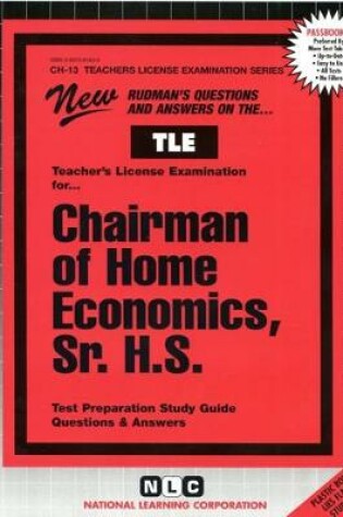 Cover of Home Economics, Sr. H.S.