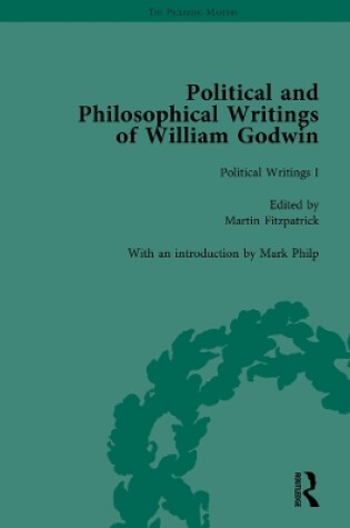 Cover of The Political and Philosophical Writings of William Godwin vol 1