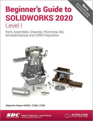 Book cover for Beginner's Guide to SOLIDWORKS 2020 - Level I