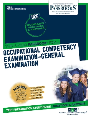 Book cover for Occupational Competency Examination-General Examination (OCE) (ATS-33)