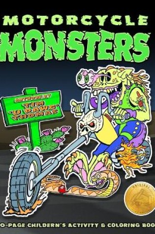 Cover of Motorcycle Monsters Coloring Book