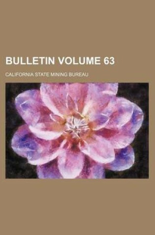 Cover of Bulletin Volume 63