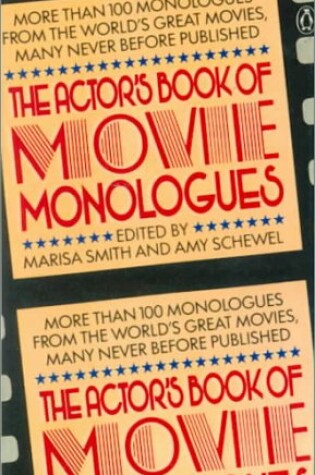 Cover of Actor's Book of Movie Monologues