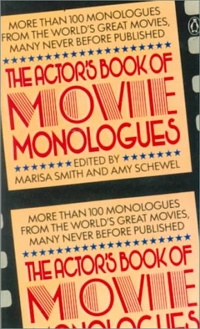 Book cover for Actor's Book of Movie Monologues