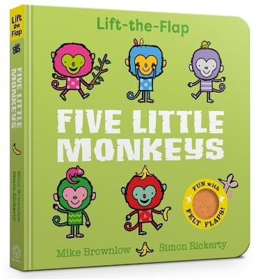 Book cover for Five Little Monkeys