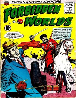 Book cover for Forbidden Worlds Number 57 Horror Comic Book