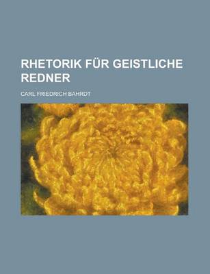 Book cover for Rhetorik Fur Geistliche Redner