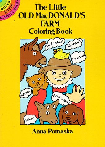 Book cover for The Little Old Macdonald's Farm Colouring Book