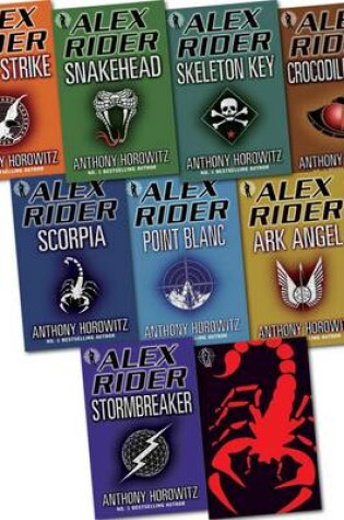 Cover of Alex Rider Pack Collection (scorpia Rising, Stormbreaker, Point Blanc, Skeleton Key, Eagle Strike, Scorpia, Ark Angel, Snakehead, Crocodile Tears)